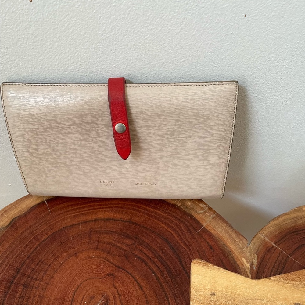 Celine Large Strap Wallet Large